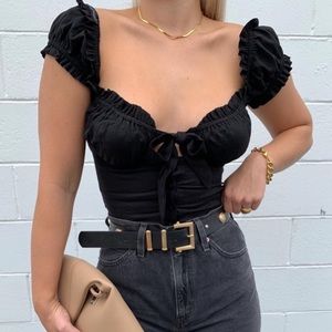 Princess Polly puff sleeve top